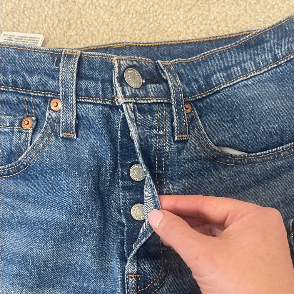 Levi's Men's Straight Blue Jeans - Picture 2 of 6